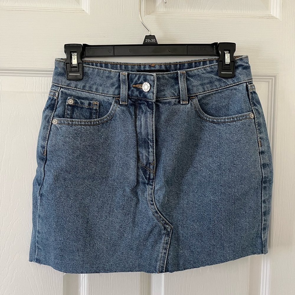 Next Denim Mini Skirt US Size 4/UK Size 6